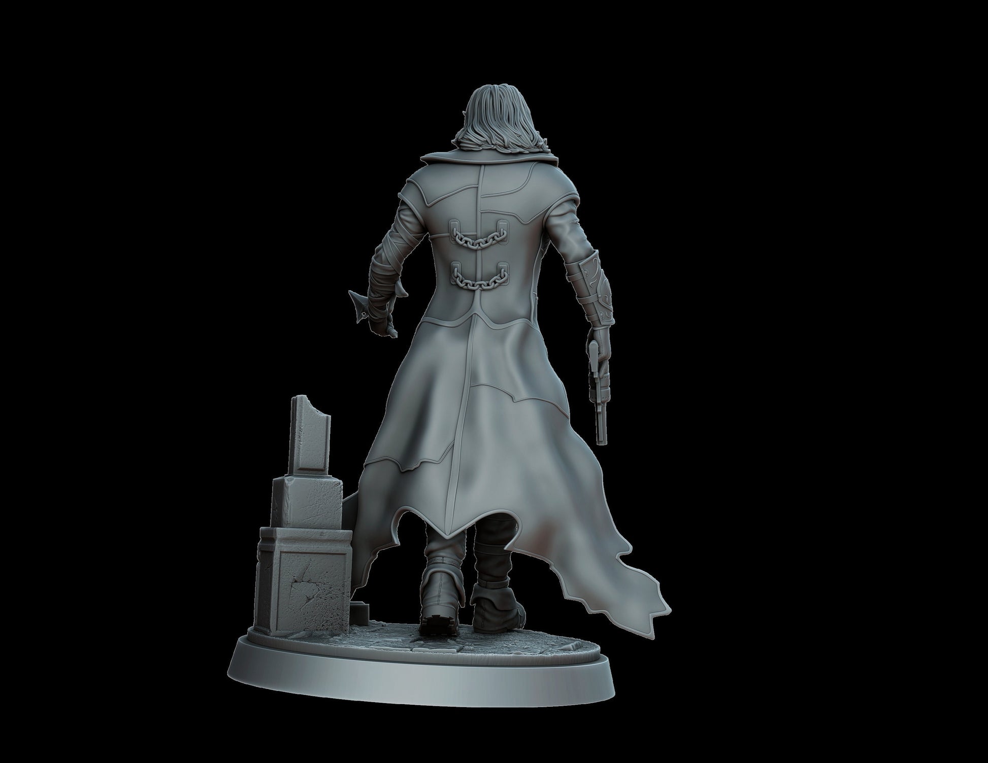 Vampire Hunter (M) Miniature - Vortex Studios - 28mm / 32mm / 36mm / 75mm