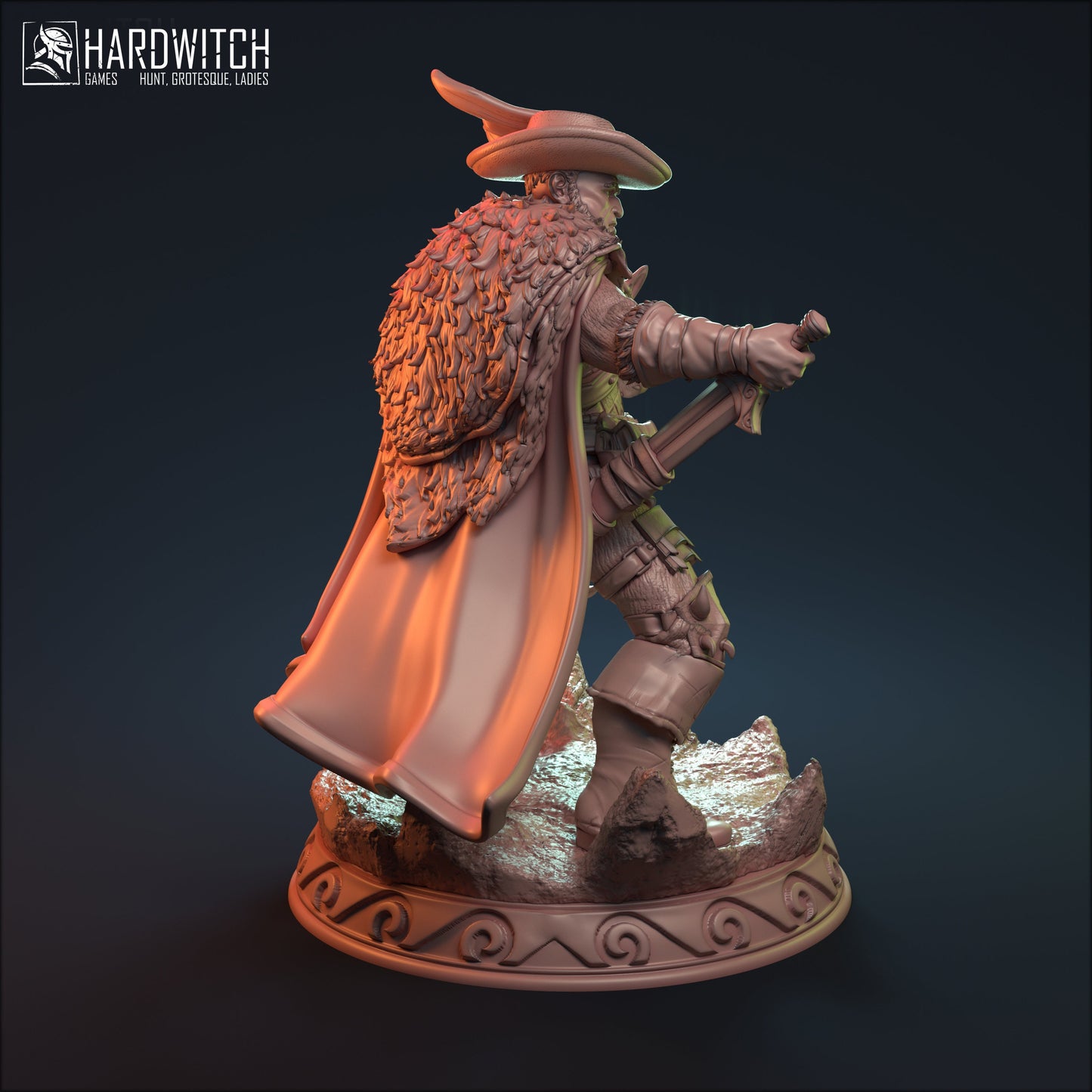 Zafar Miniature - HardWitch Games - 28mm / 32mm / 36mm / 75mm