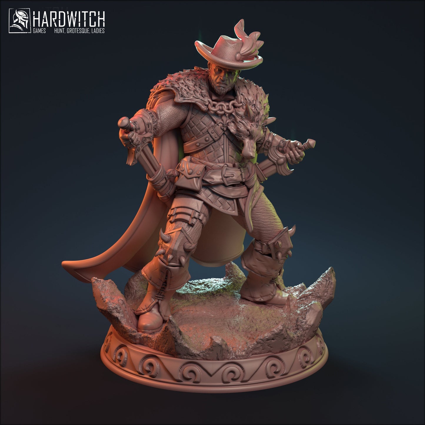 Zafar Miniature - HardWitch Games - 28mm / 32mm / 36mm / 75mm