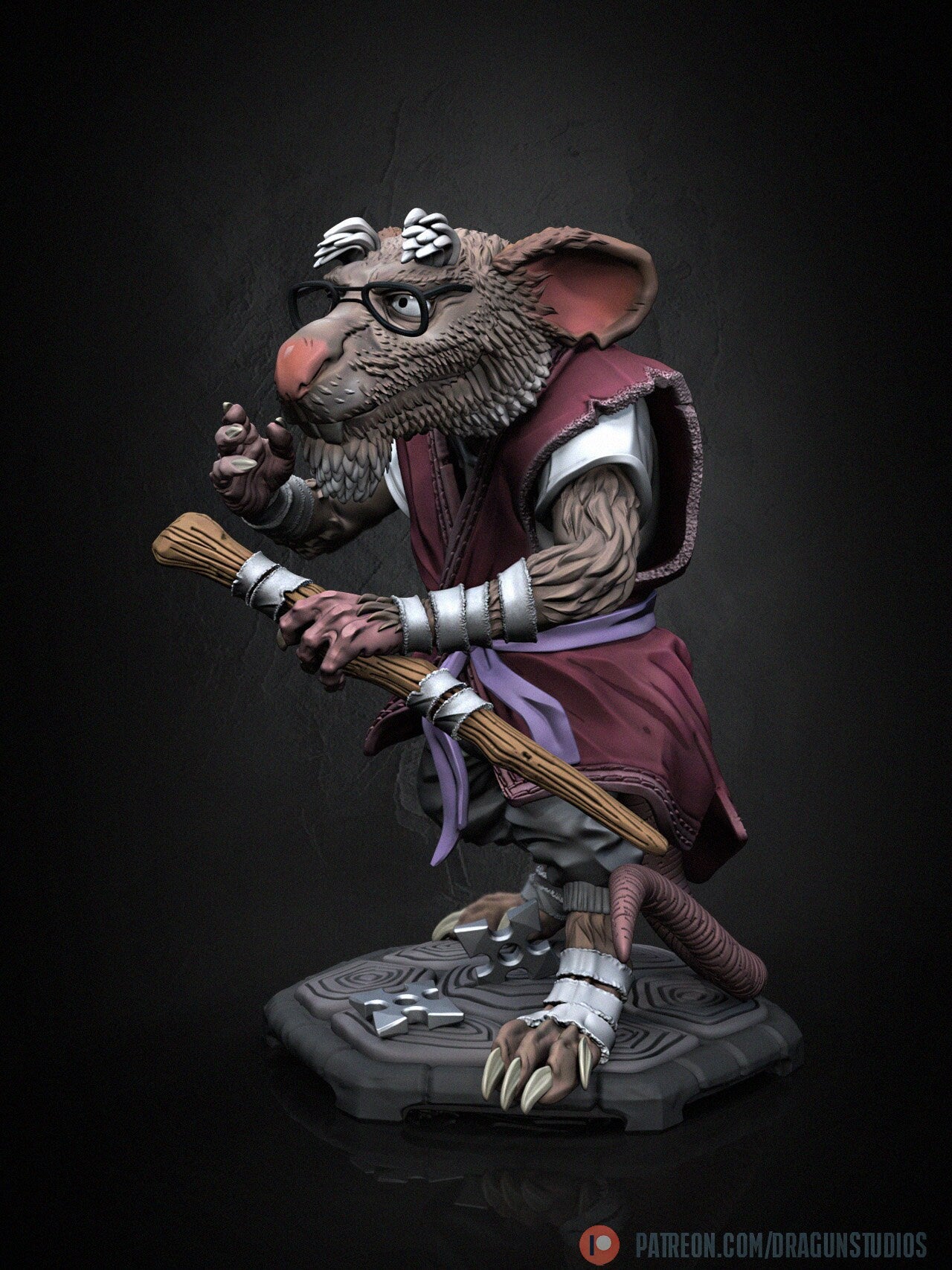 Radical Rat (Old & Young Variations) - DraGun Studios - 28mm / 32mm / 36mm / 100mm