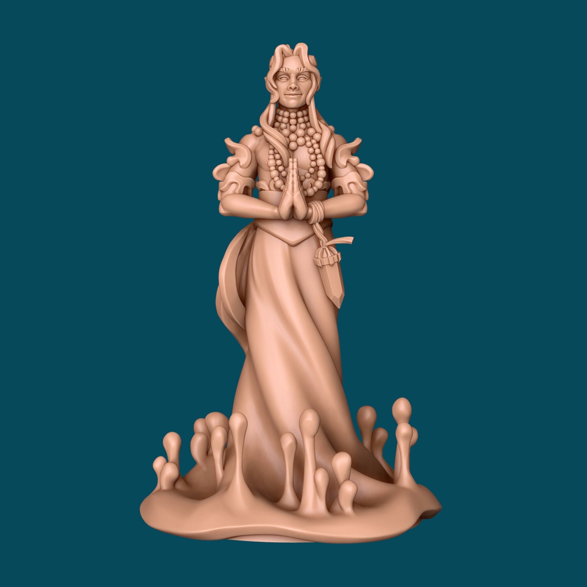 Ink, Priestess of the Deep Miniature - Awkward Penguin’s Minis - 28mm / 32mm / 36mm