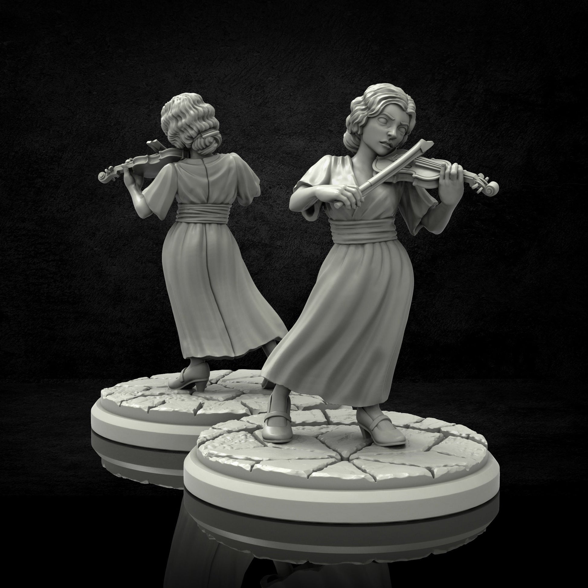 Violinist Miniature - Adaevy Creations - 28mm / 32mm / 36mm
