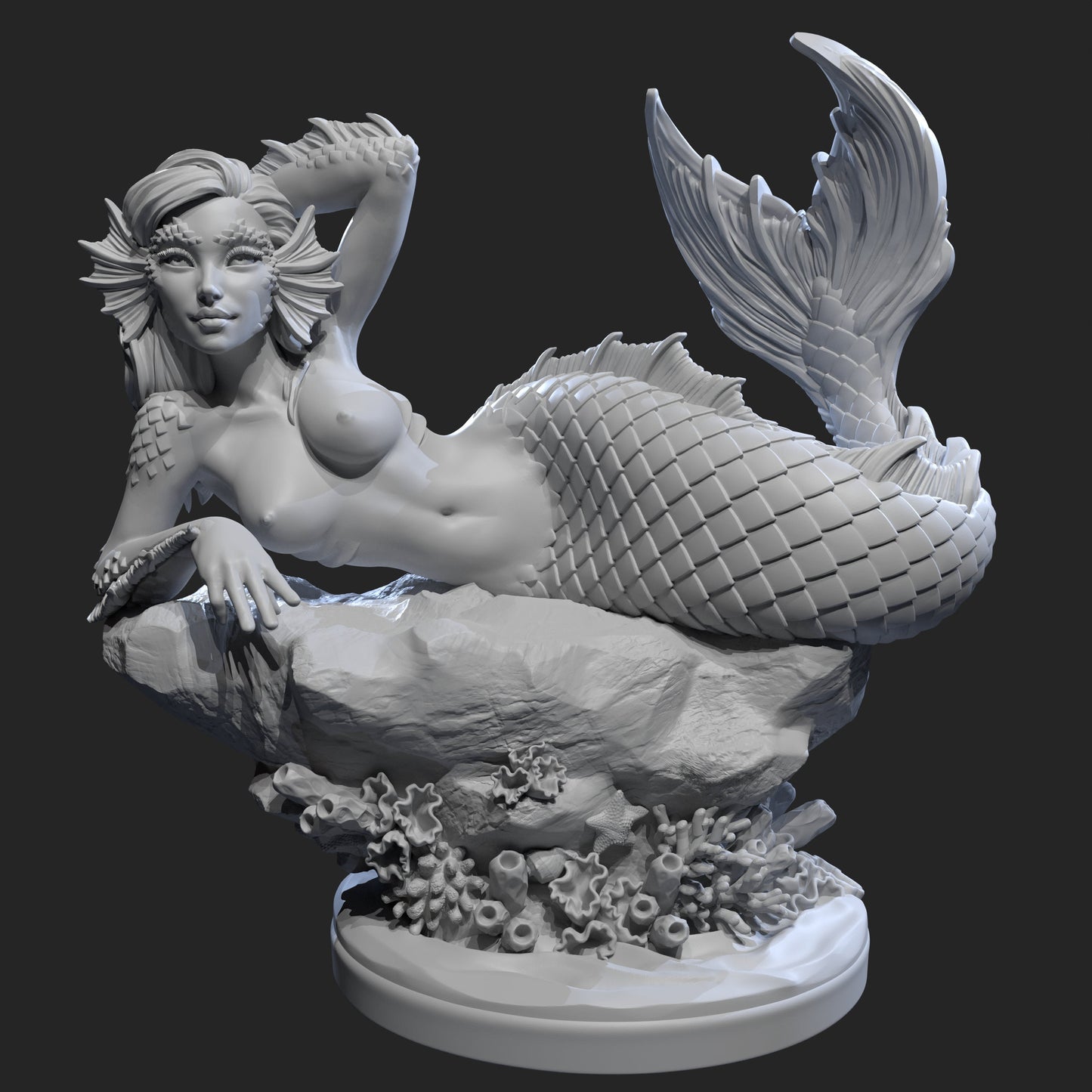 Mermaid Tifliedis Miniature (Standard, Topless, & Wilder Options) - Claudia's Gallery - 28mm / 32mm / 36mm / 75mm