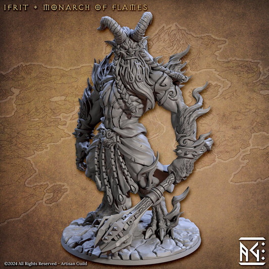 Epic Boss Ifrit, Monarch of Flames - Artisan Guild - 28mm / 32mm / 36mm