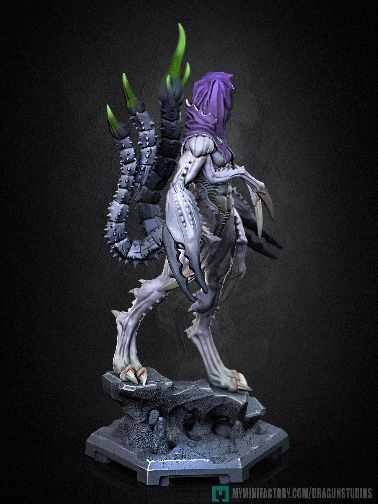 Najra Scorpioness Boss Miniature - DraGun Studios - 28mm / 32mm / 36mm / 75mm