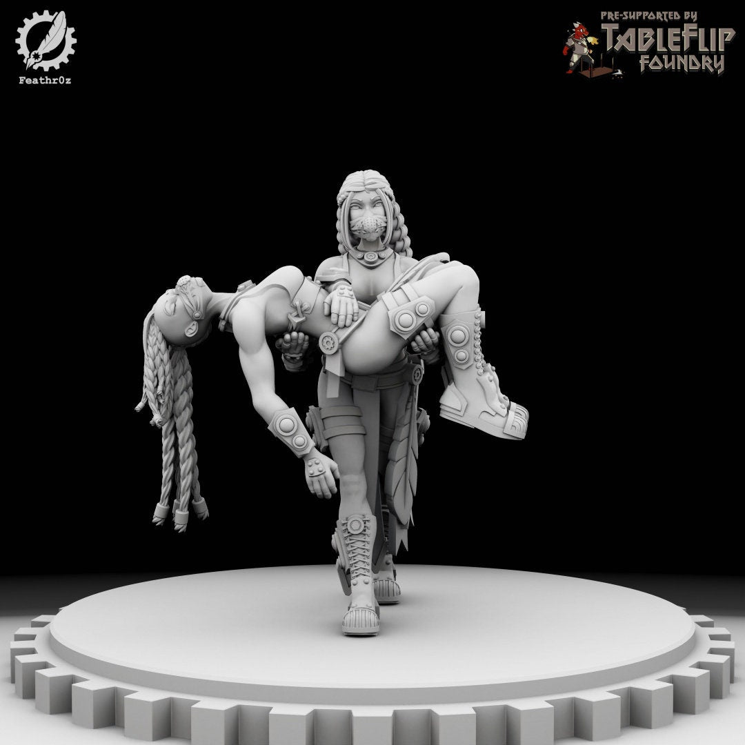 Aurora Vanguard Celestia and Rosaria (Standard & NSFW Variations) - Feathr0z - 32mm