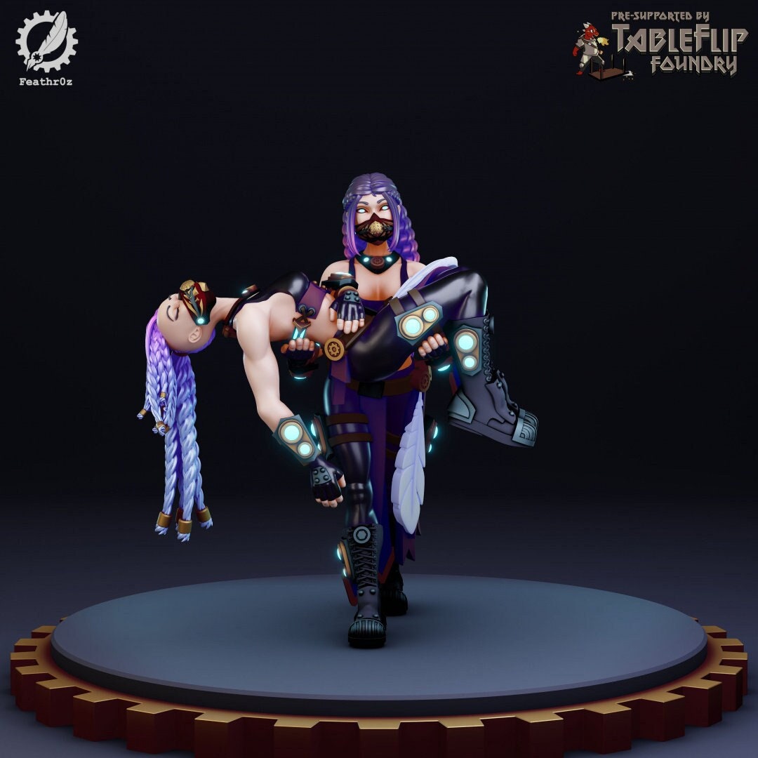 Aurora Vanguard Celestia and Rosaria (Standard & NSFW Variations) - Feathr0z - 32mm