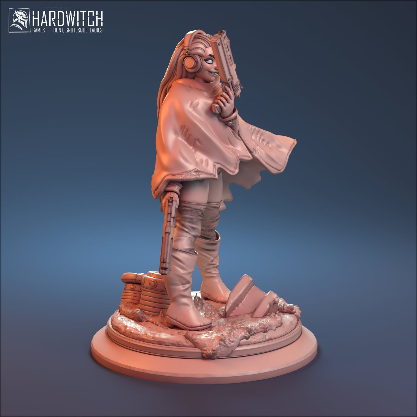 Sarah Coolbrick Miniature - HardWitch Games - 28mm / 32mm / 36mm / 75mm