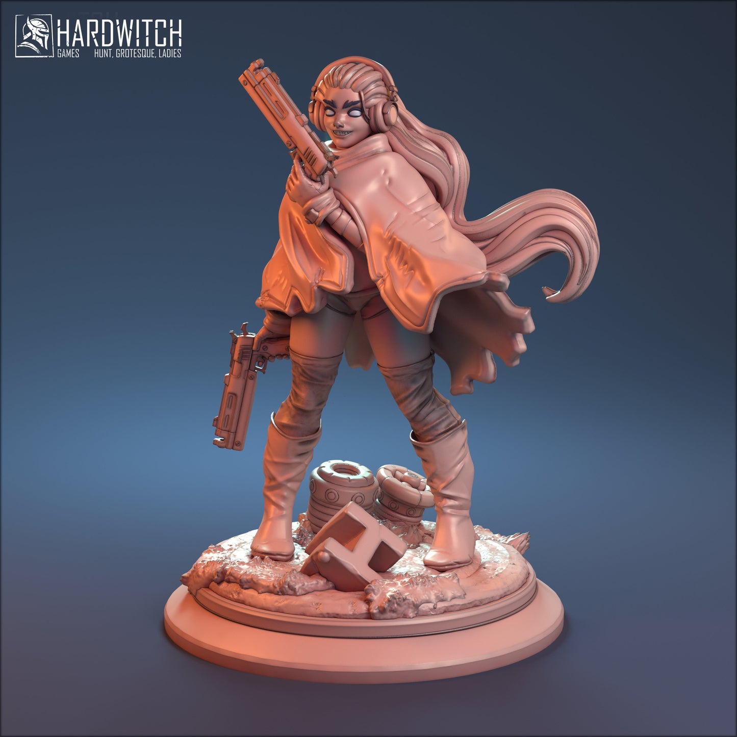 Sarah Coolbrick Miniature - HardWitch Games - 28mm / 32mm / 36mm / 75mm