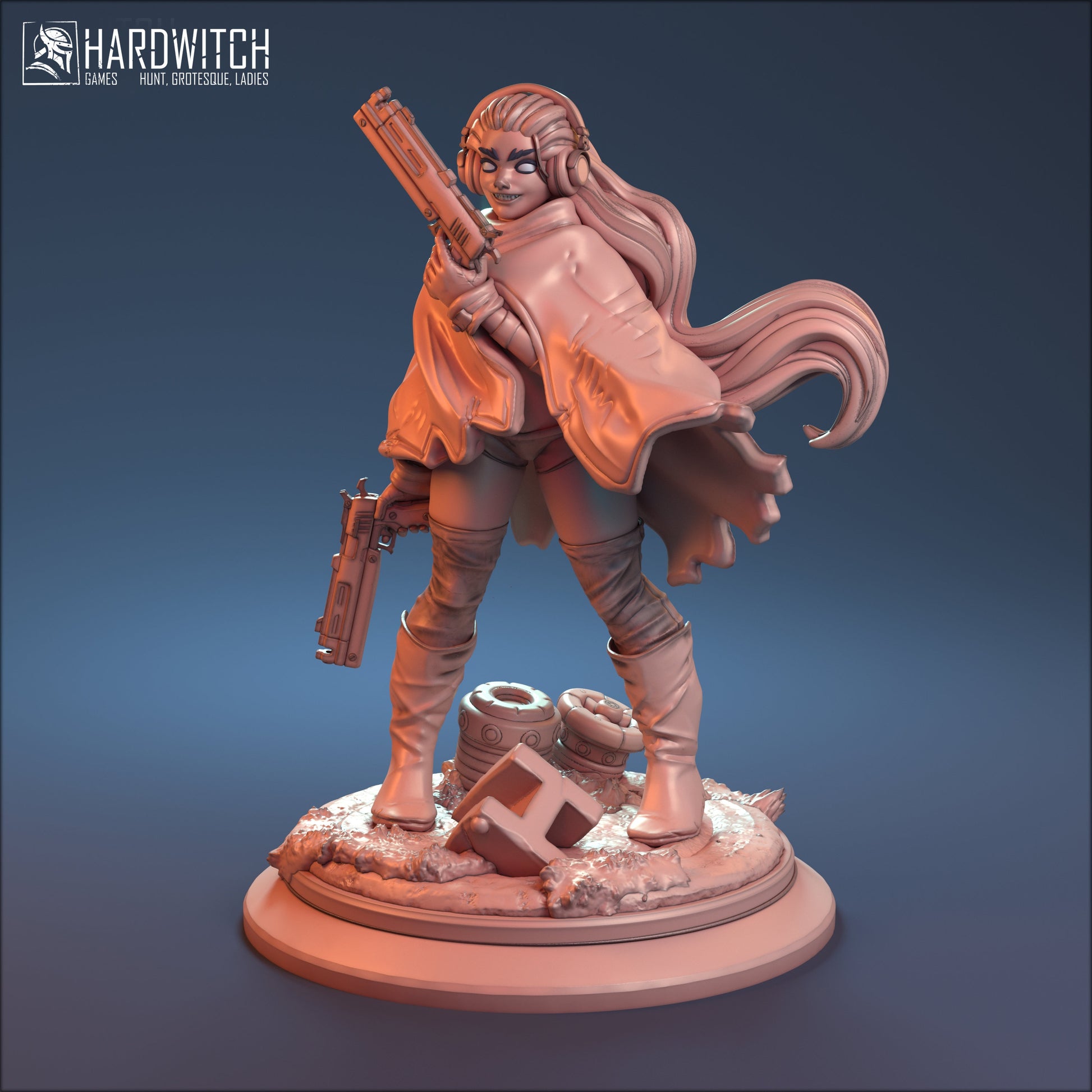 Sarah Coolbrick Miniature - HardWitch Games - 28mm / 32mm / 36mm / 75mm