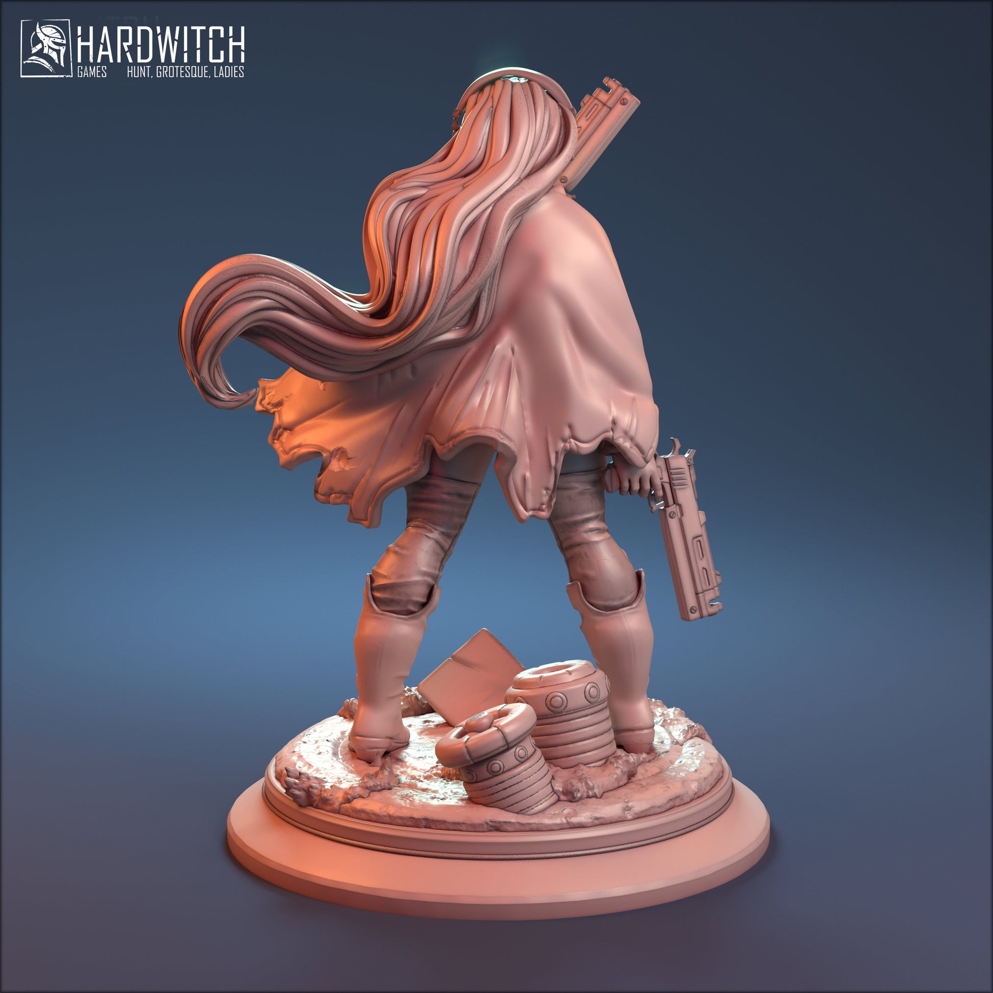 Sarah Coolbrick Miniature - HardWitch Games - 28mm / 32mm / 36mm / 75mm