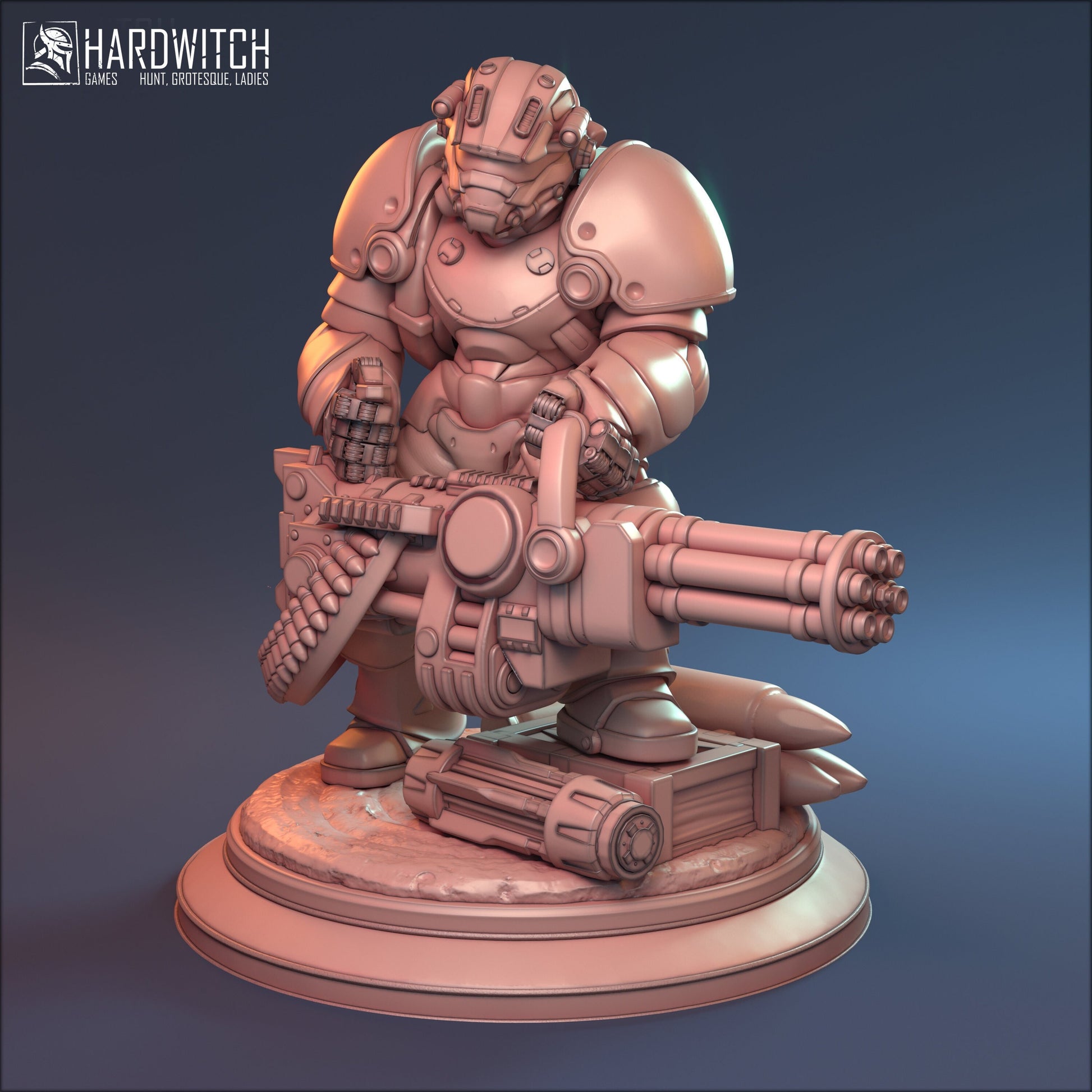 Jack Starpeer Miniature - HardWitch Games - 28mm / 32mm / 36mm / 75mm