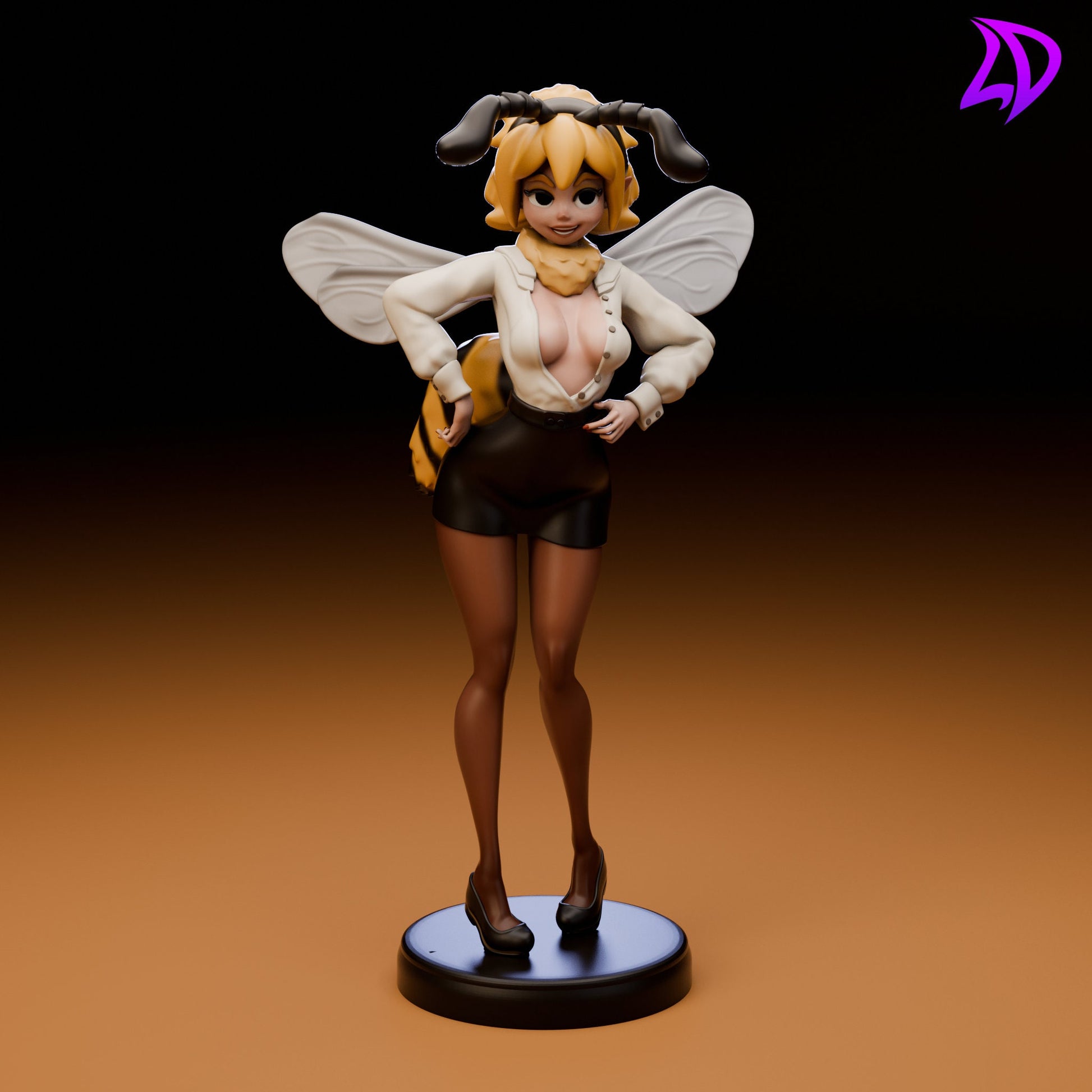 Worker Bee Meade Miniature (2 Variations) - Lavender Devilry - 28mm / 32mm / 36mm