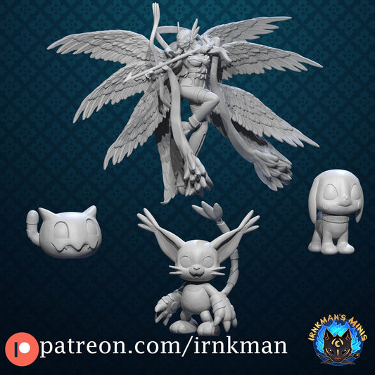 Angewomon Digivolution Line Miniatures - Irnkman's Minis