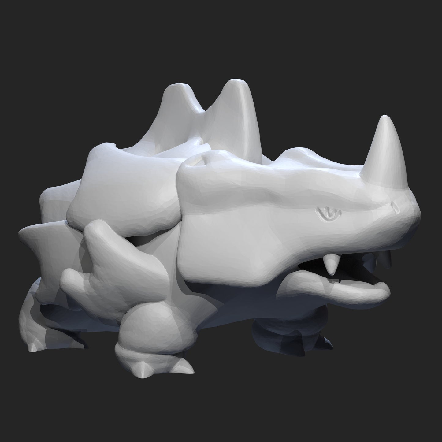 Rhyhorn / Rhydon / Rhyperior Miniatures - Irnkman's Minis