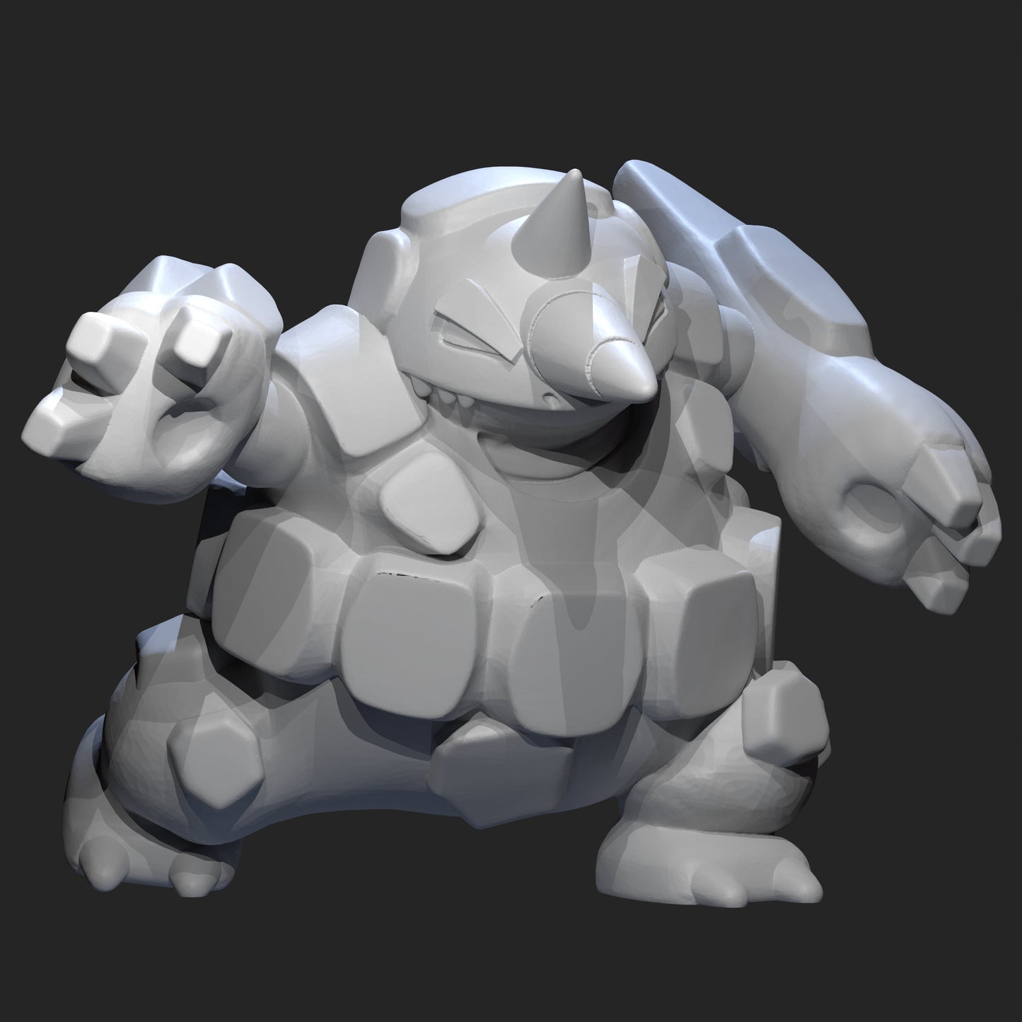 Rhyhorn / Rhydon / Rhyperior Miniatures - Irnkman's Minis