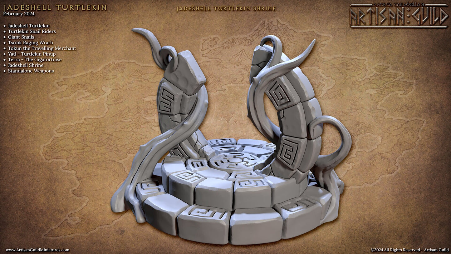 Jadeshell Shrine Miniature - Artisan Guild - Terrain