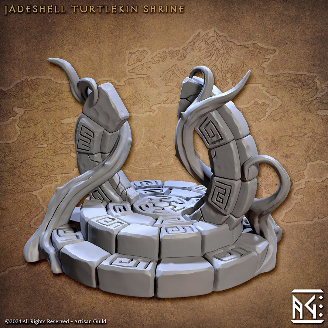 Jadeshell Shrine Miniature - Artisan Guild - Terrain