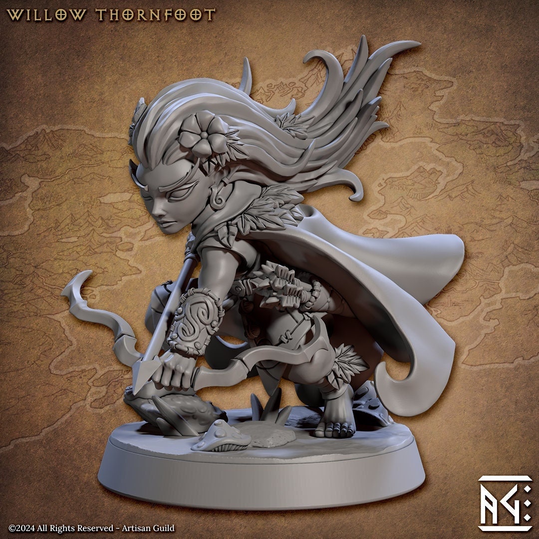 Faelin Oakwhisper Miniature (Standard & Alternate Variations) - Artisan Guild - 28mm / 32mm / 36mm