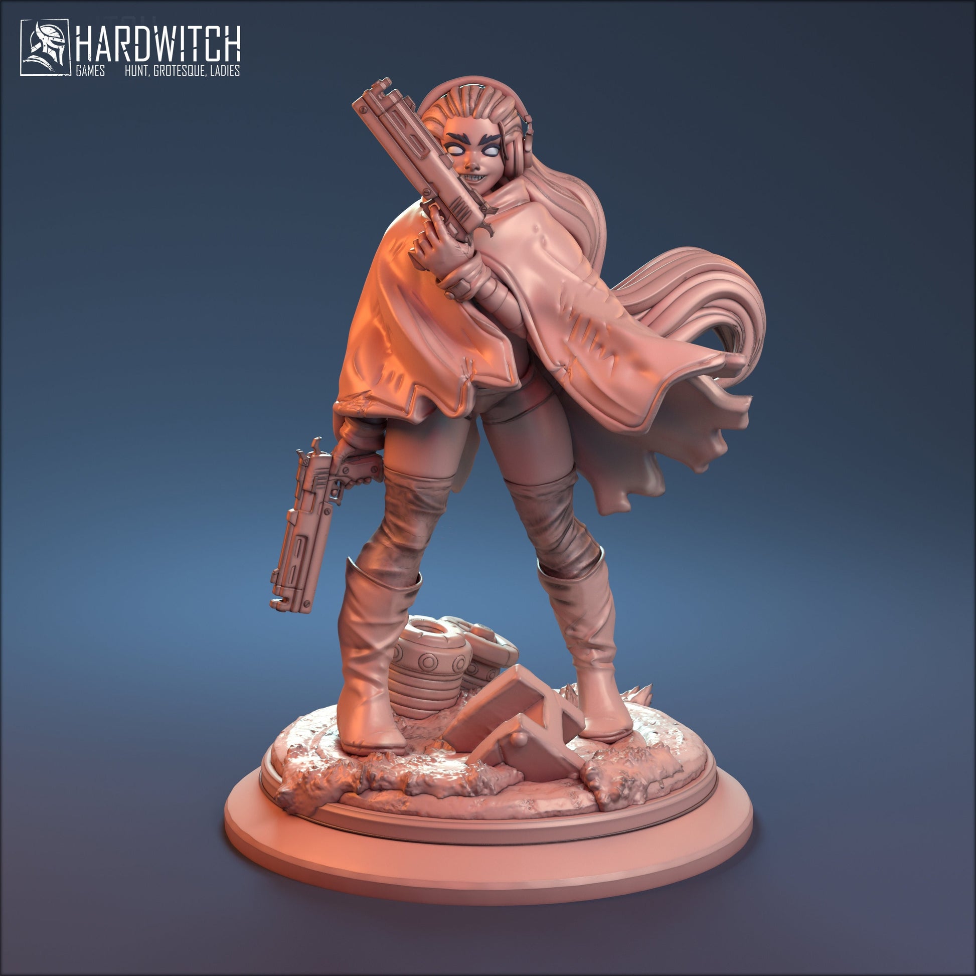 Sarah Coolbrick Miniature - HardWitch Games - 28mm / 32mm / 36mm / 75mm