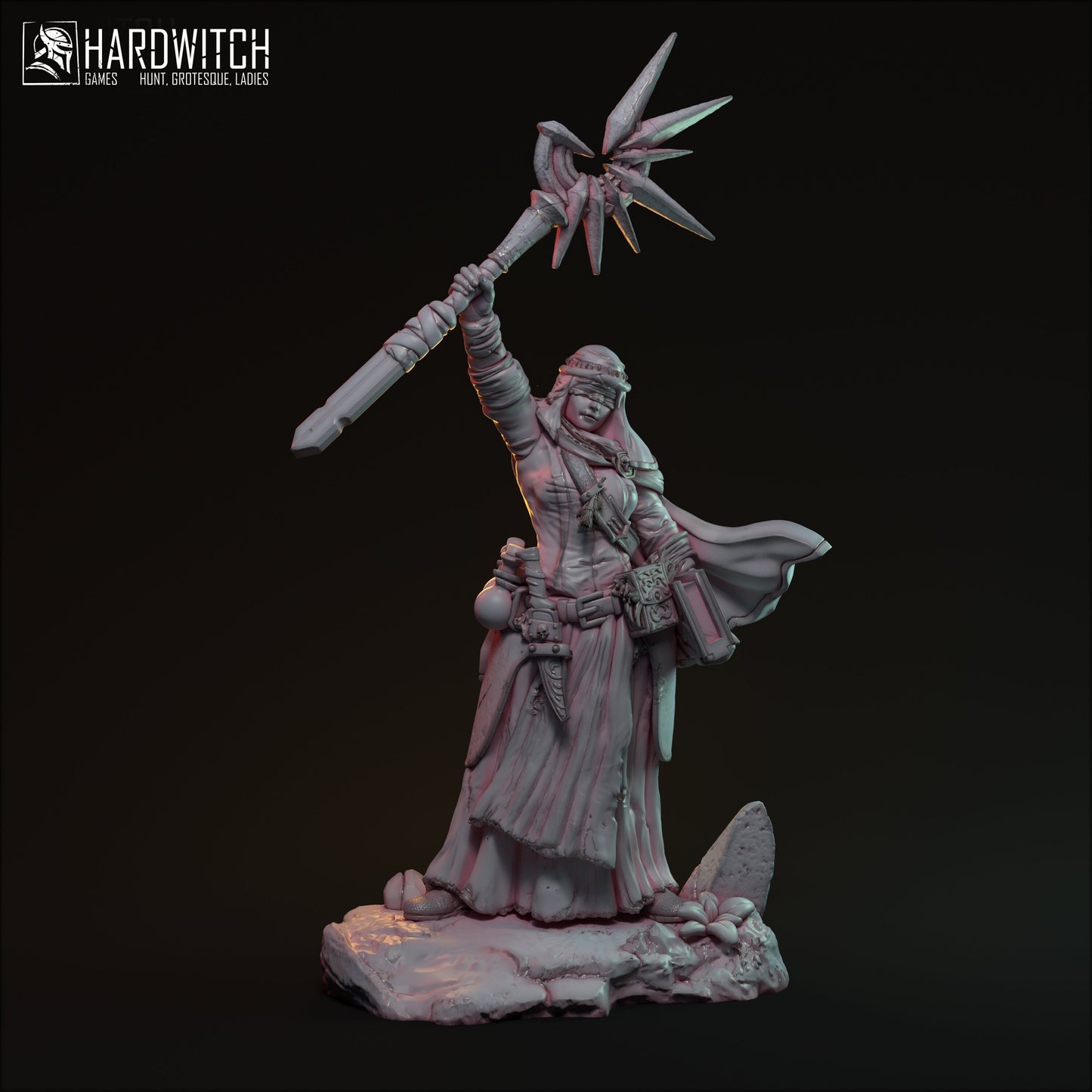 Eva Meda Miniature (Standard & Alternate Variations) - HardWitch Games - 28mm / 32mm / 36mm / 75mm