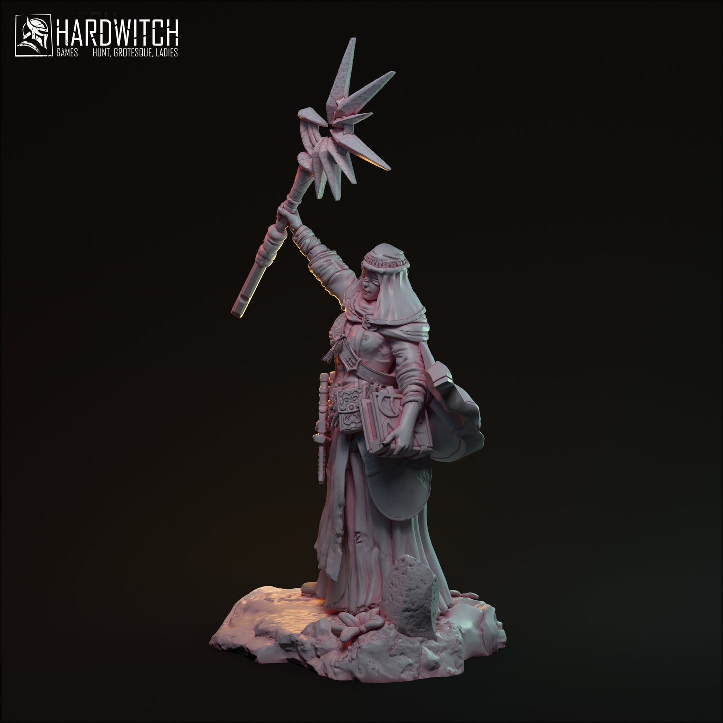 Eva Meda Miniature (Standard & Alternate Variations) - HardWitch Games - 28mm / 32mm / 36mm / 75mm