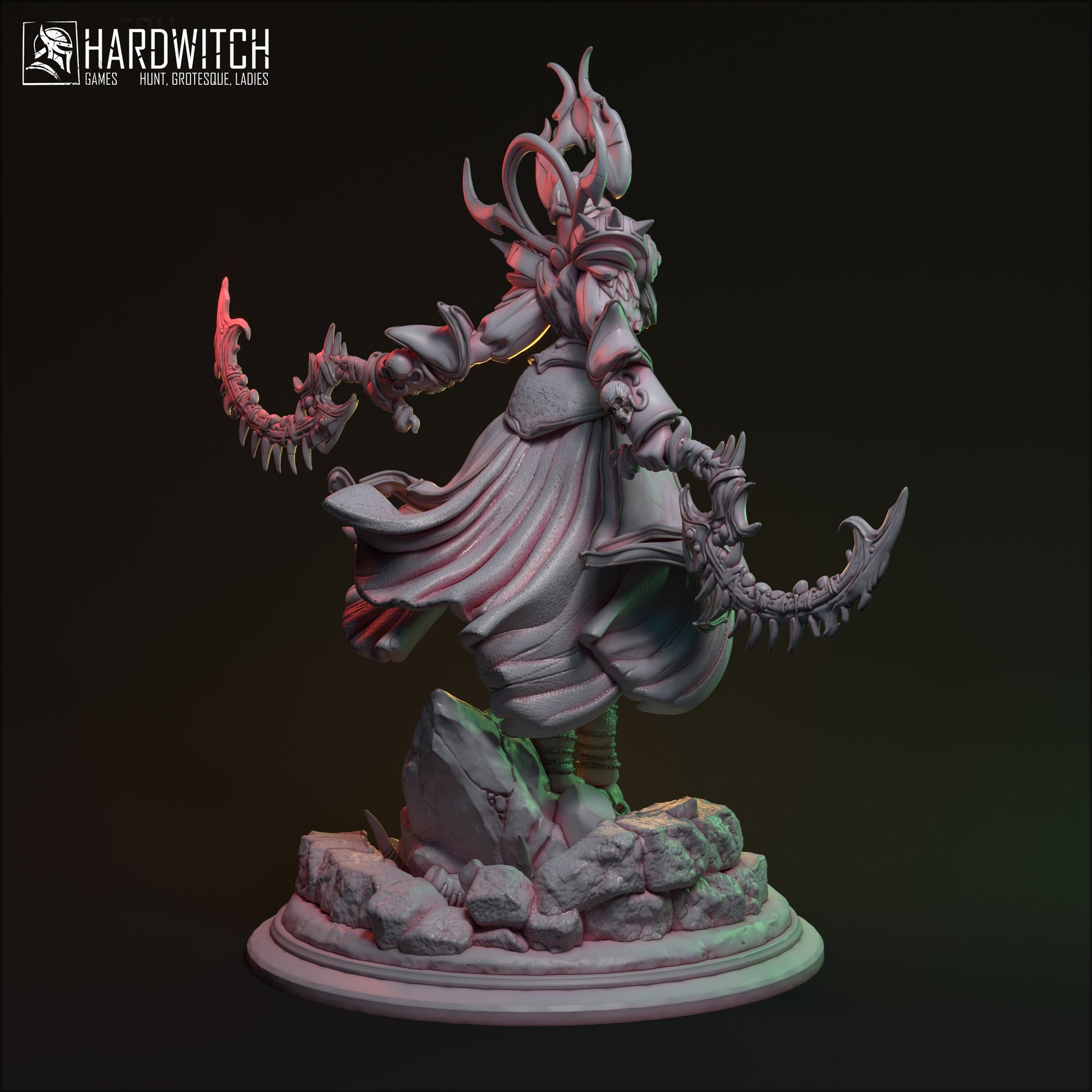 Geho Santiam Miniature (Standard & NSFW Variations) - HardWitch Games - 28mm / 32mm / 36mm / 75mm