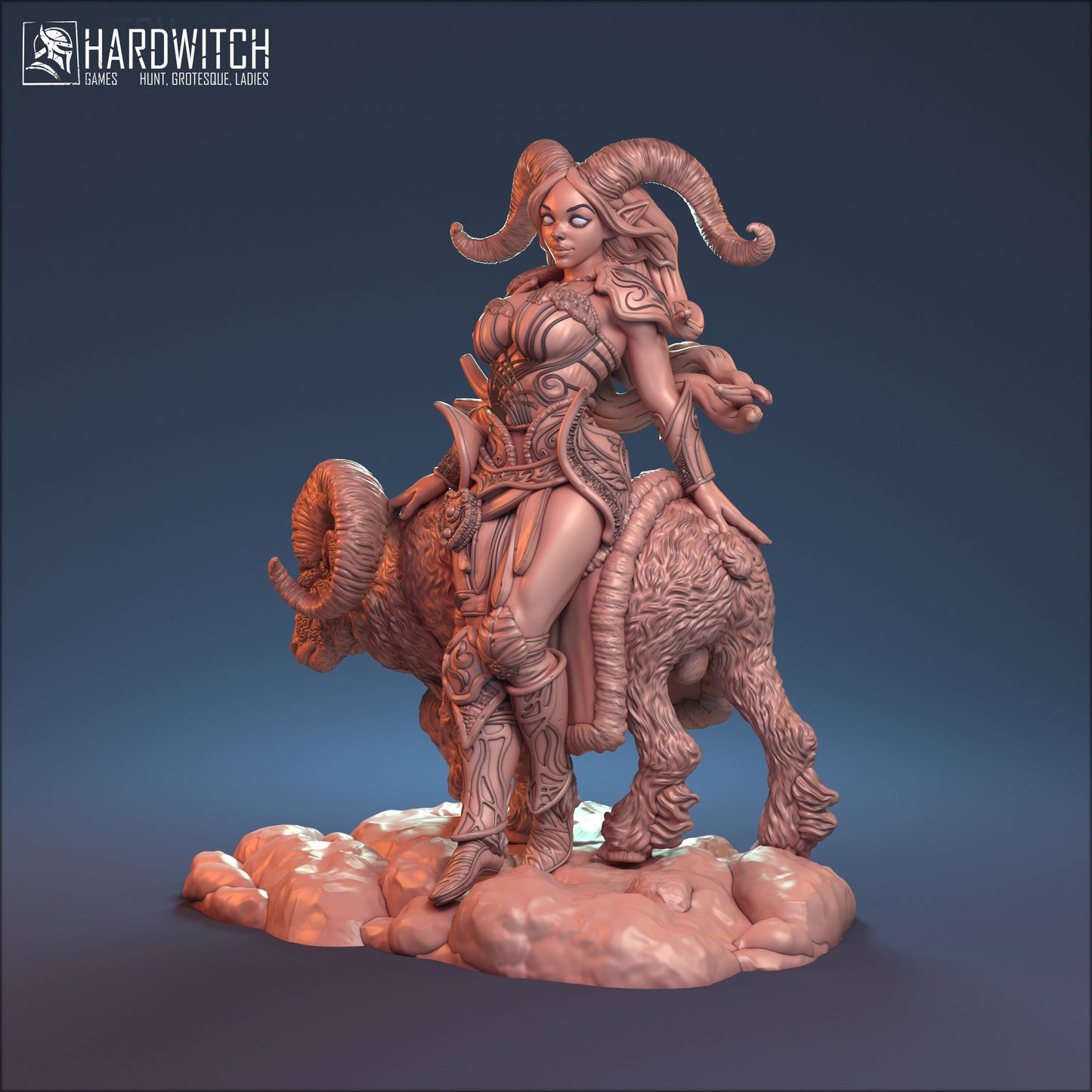 Gatrill Miniature (Standard & NSFW Variations) - HardWitch Games - 28mm / 32mm / 36mm / 75mm