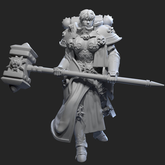 Chrisma, Storm of Retribution Figurine (Standard & NSFW Variations) - Broken Sword Miniatures - 75mm