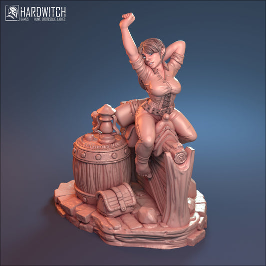 Stablemaster Sabrina Miniature (Standard & NSFW Variations) - HardWitch Games - 28mm / 32mm / 36mm / 75mm