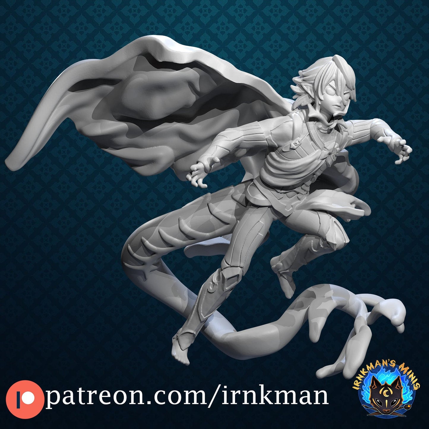 Bloodbound Beast Corrin Miniature - Irnkman's Minis - 28mm / 32mm / 36mm