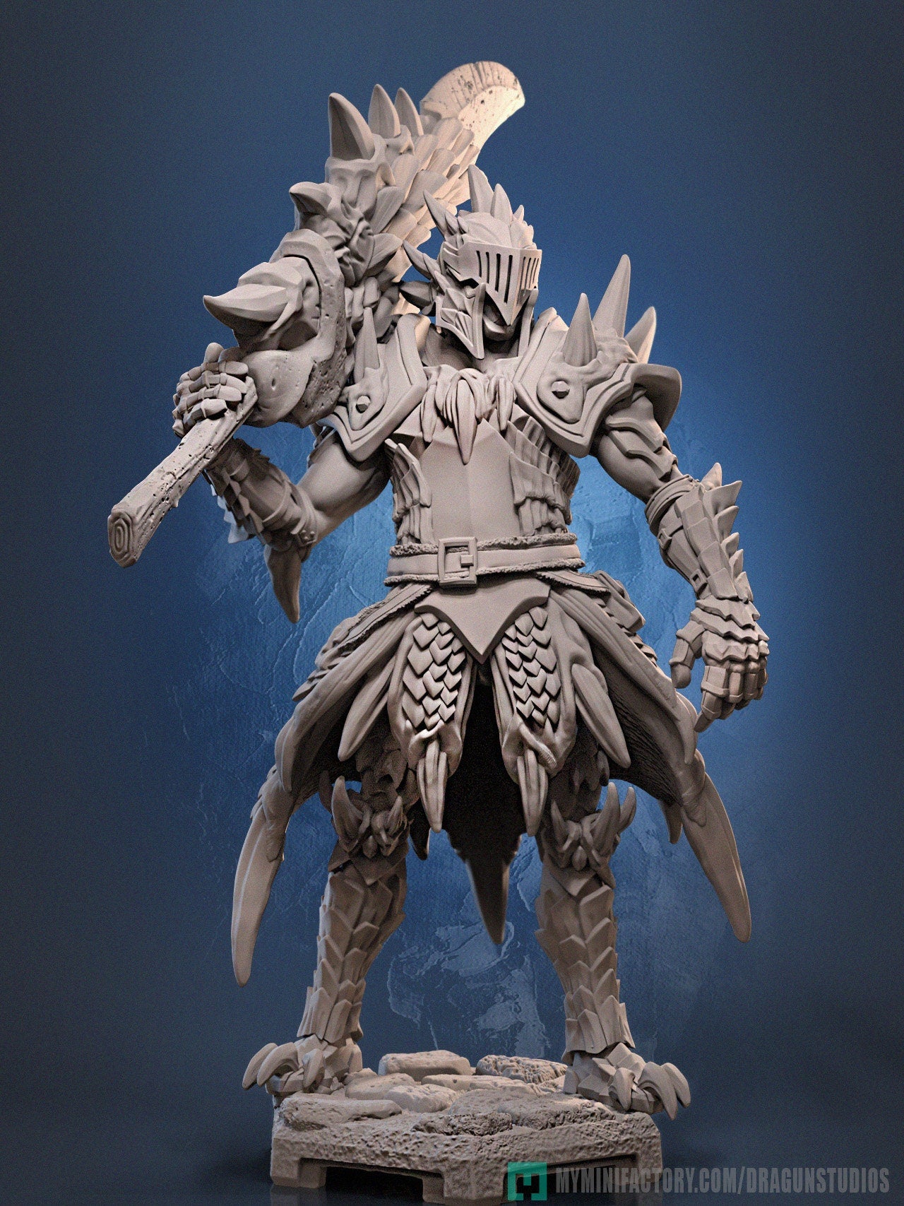 Gabr (Dark Dragon Armor Set) - DraGun Studios - 28mm / 32mm / 36mm / 75mm