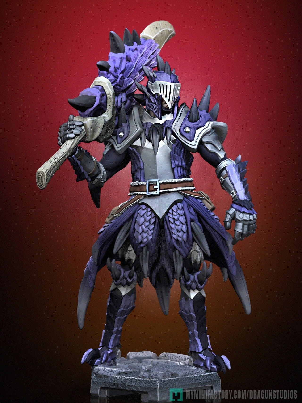 Gabr (Dark Dragon Armor Set) - DraGun Studios - 28mm / 32mm / 36mm / 75mm