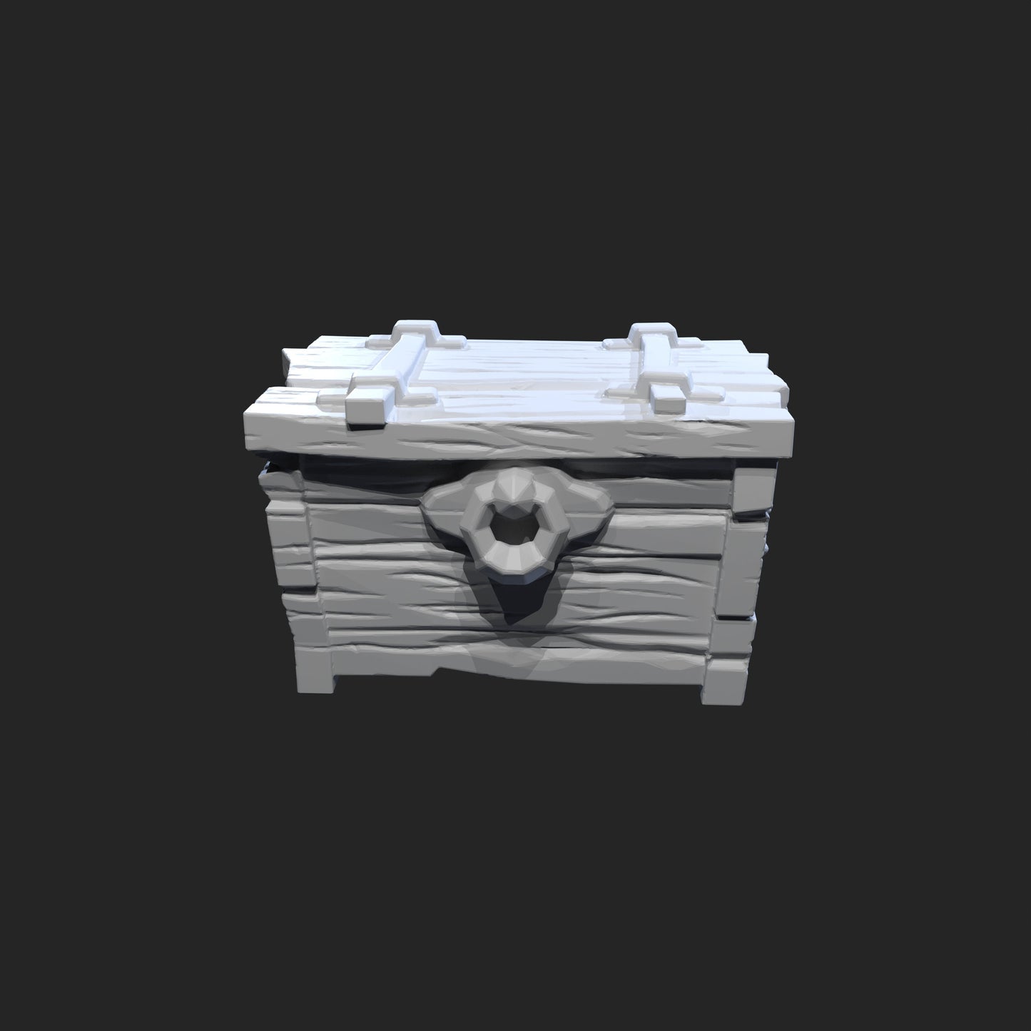 Treasure Chest Miniature (8 Variations) - Unlimited Fantasy Minis - 28mm / 32mm / 36mm