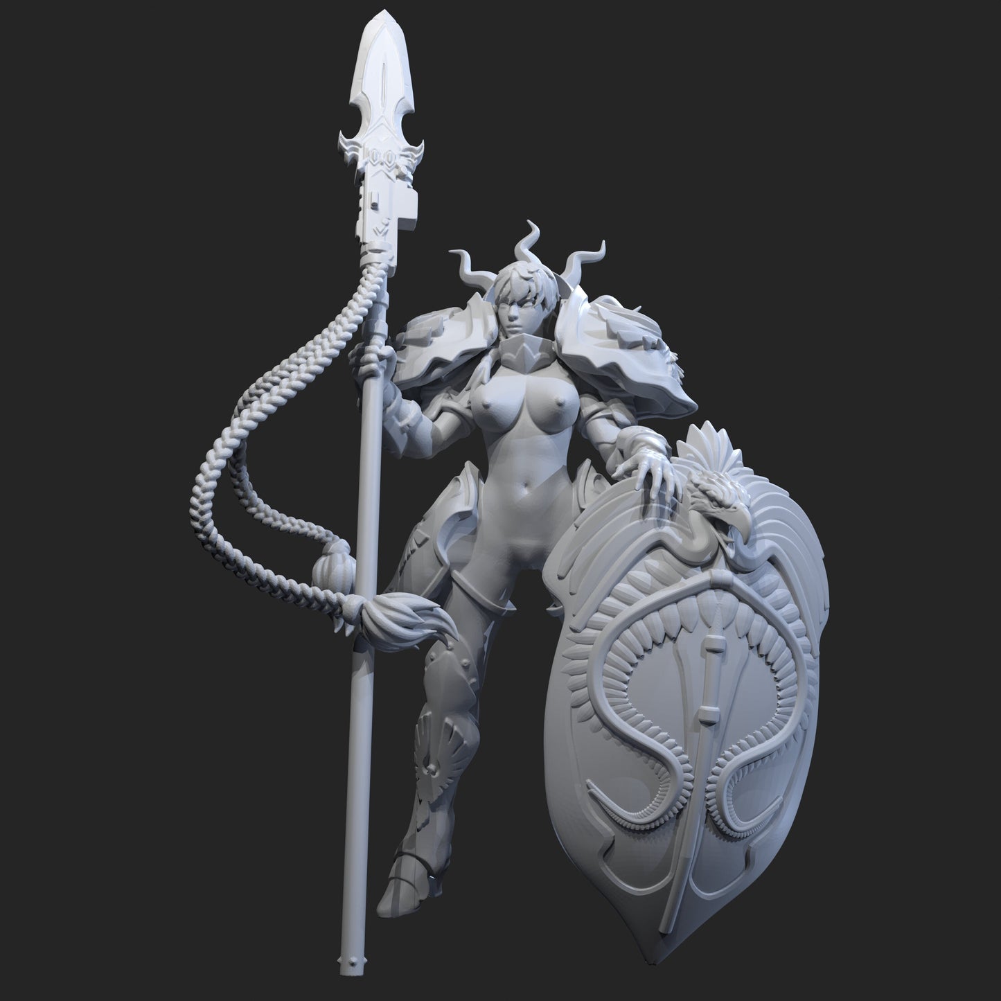 Agnes, Blade of the Emperor Figurine (Standard & NSFW Variations) - Broken Sword Miniatures - 75mm