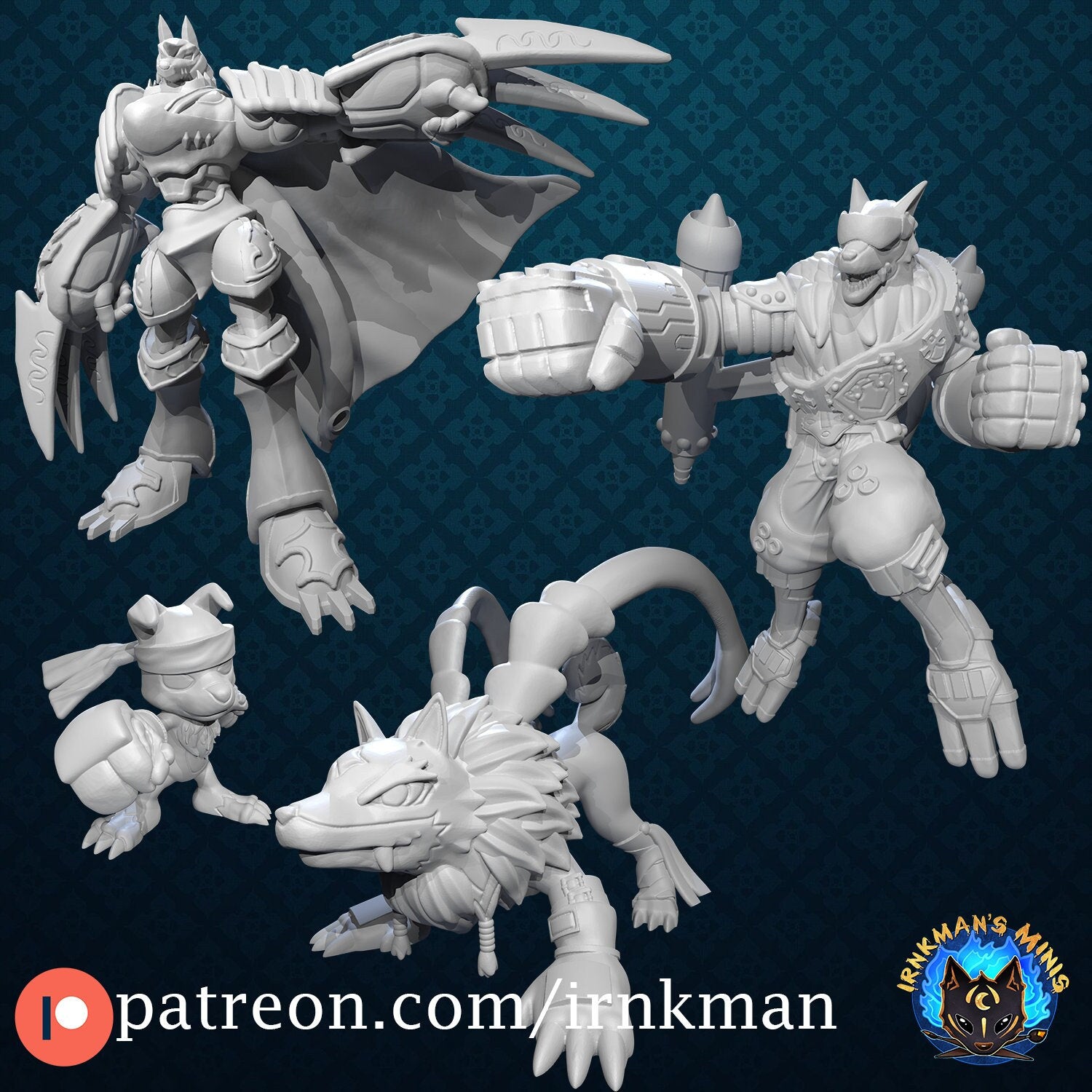 Gaomon Digivolution Line Miniatures - Irnkman's Minis