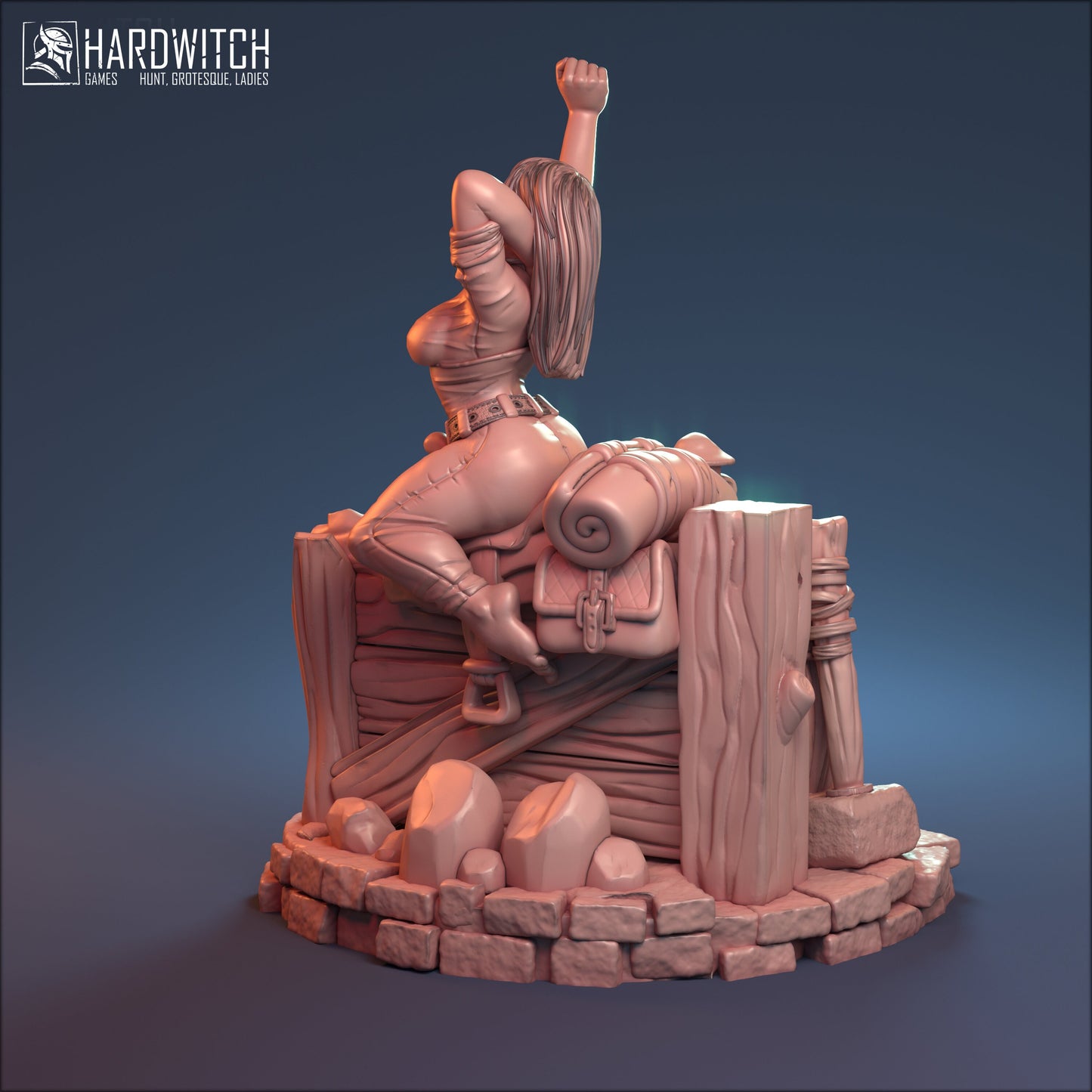 Stablemaster Sabrina Miniature (Standard & NSFW Variations) - HardWitch Games - 28mm / 32mm / 36mm / 75mm