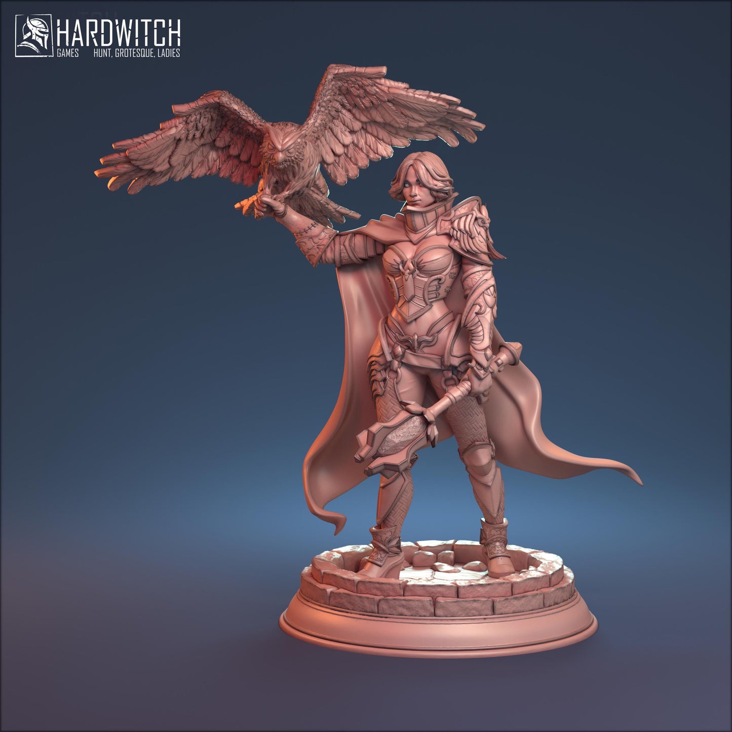 Caitlin Miniature - HardWitch Games - 28mm / 32mm / 36mm / 75mm