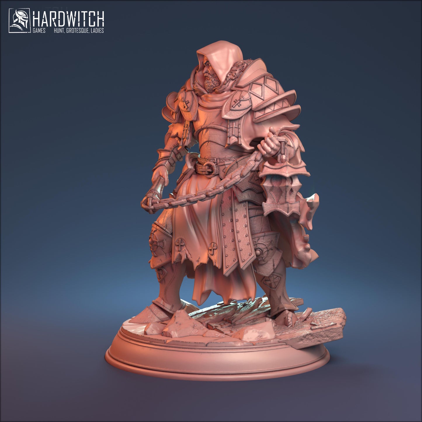 Trager Miniature - HardWitch Games- 28mm / 32mm / 36mm / 75mm