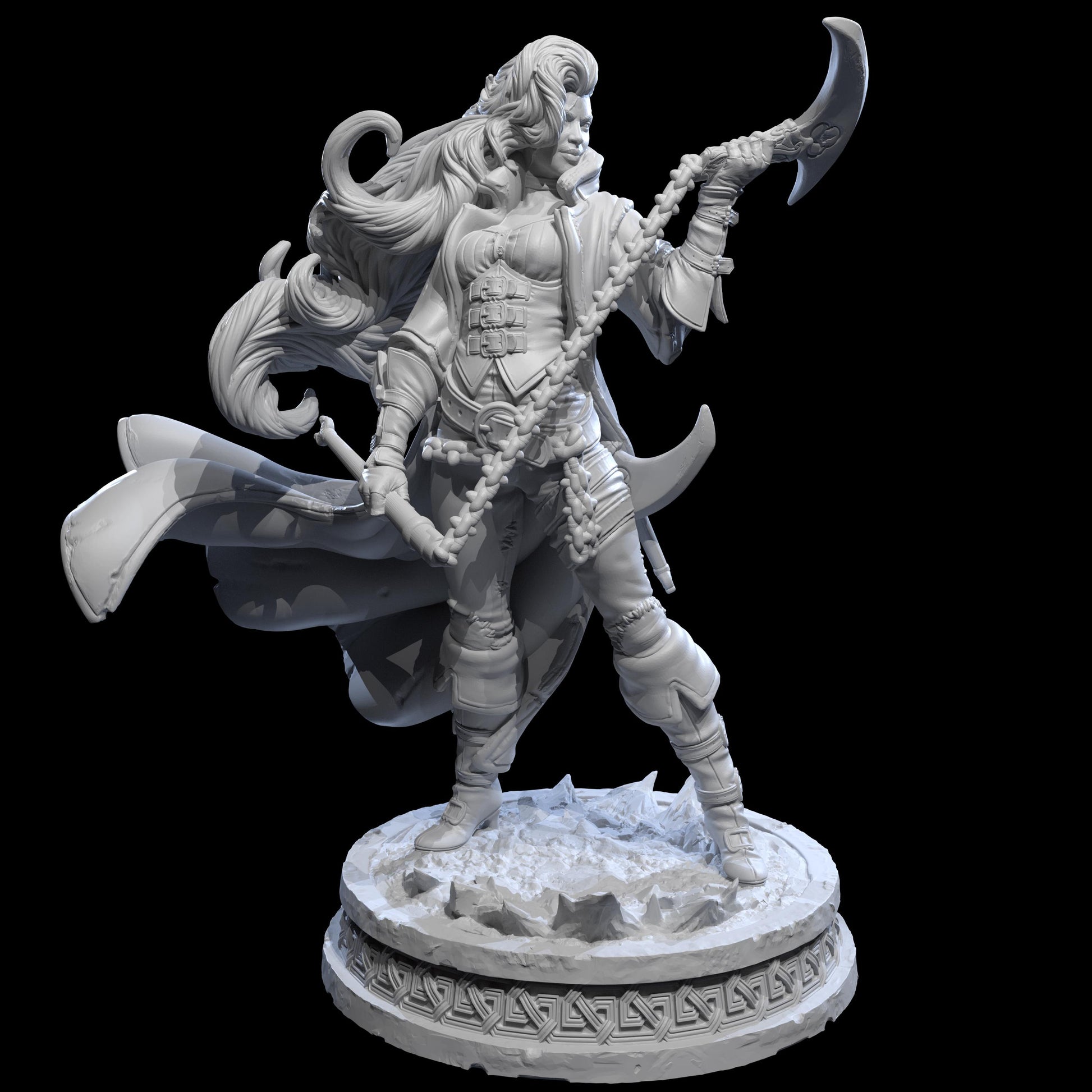 The Flail Queen Miniature - Witchguild - 28mm / 32mm / 36mm / 155mm