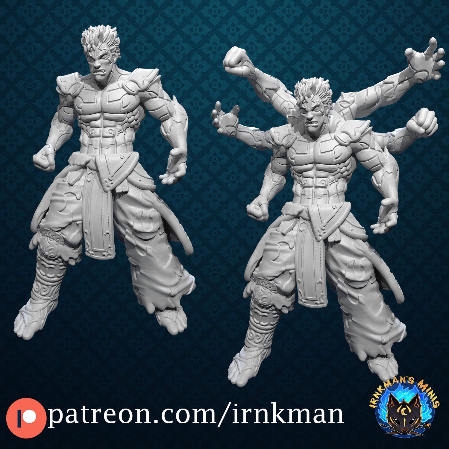 Furious Father Miniature - Irnkman's Minis - 28mm / 32mm / 36mm