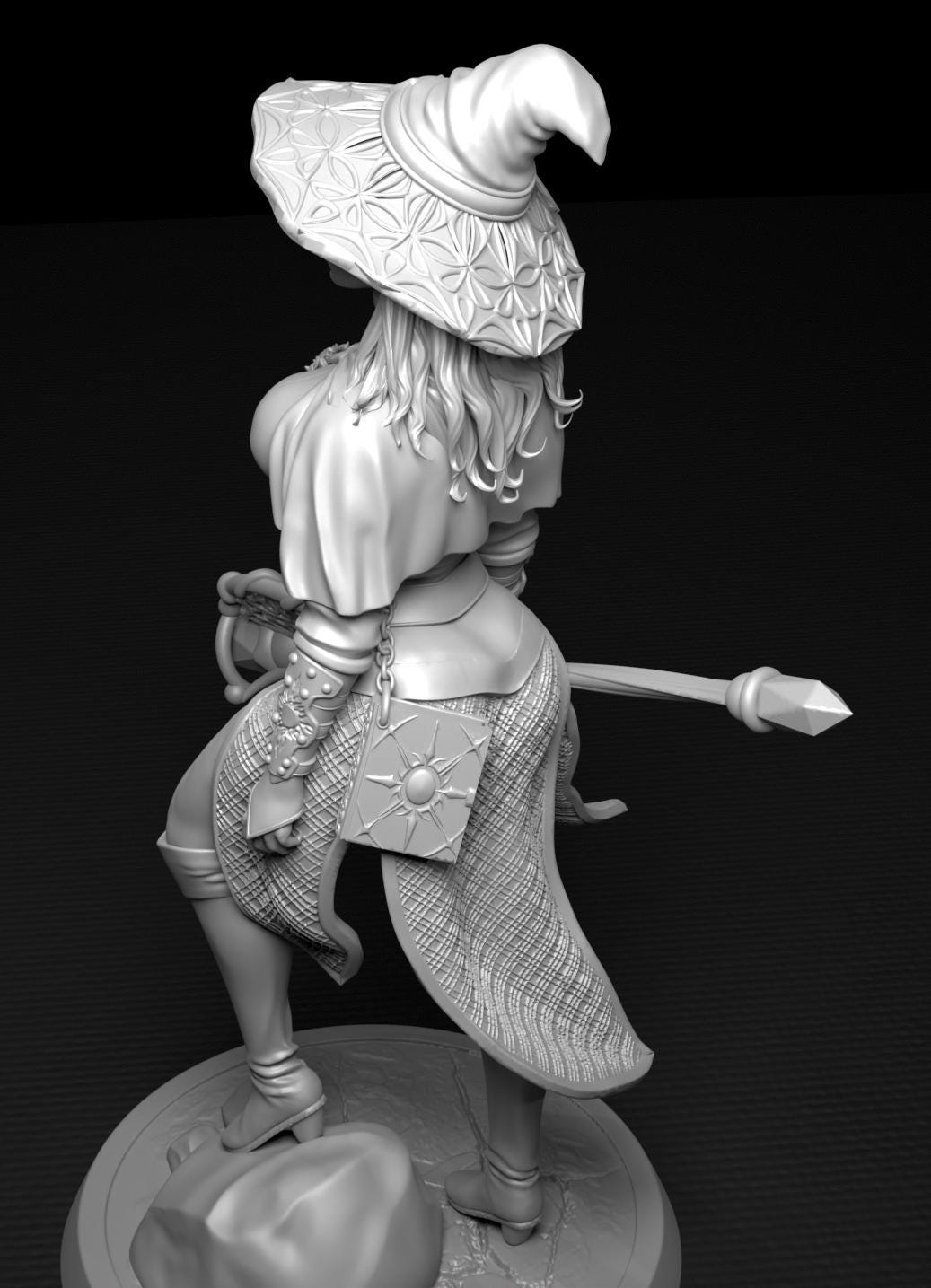 Wizard Calandra Miniature (4 Variations) - 3Darts - 28mm / 32mm / 36mm / 75mm / 120mm