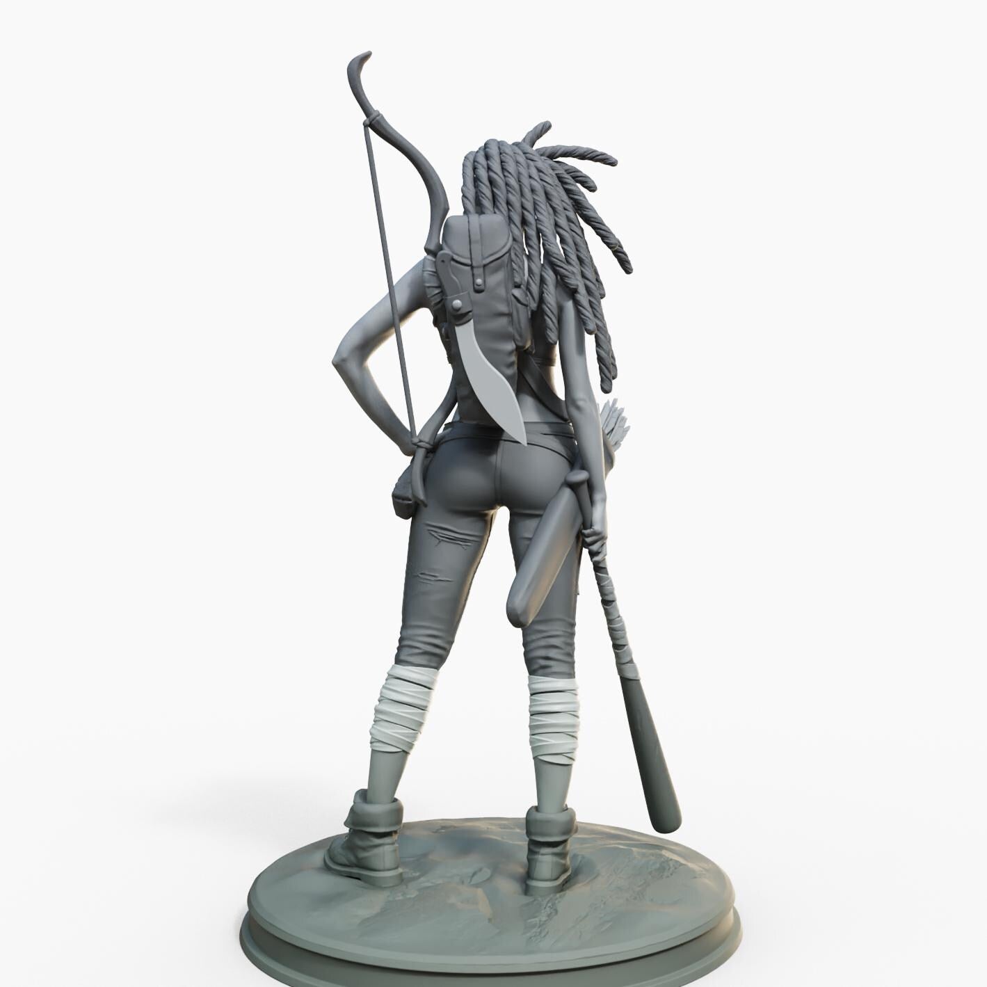 Tyra Miniature (Alternate Weapons & NSFW Variations) - Female Miniatures - 28mm / 32mm / 36mm / 75mm