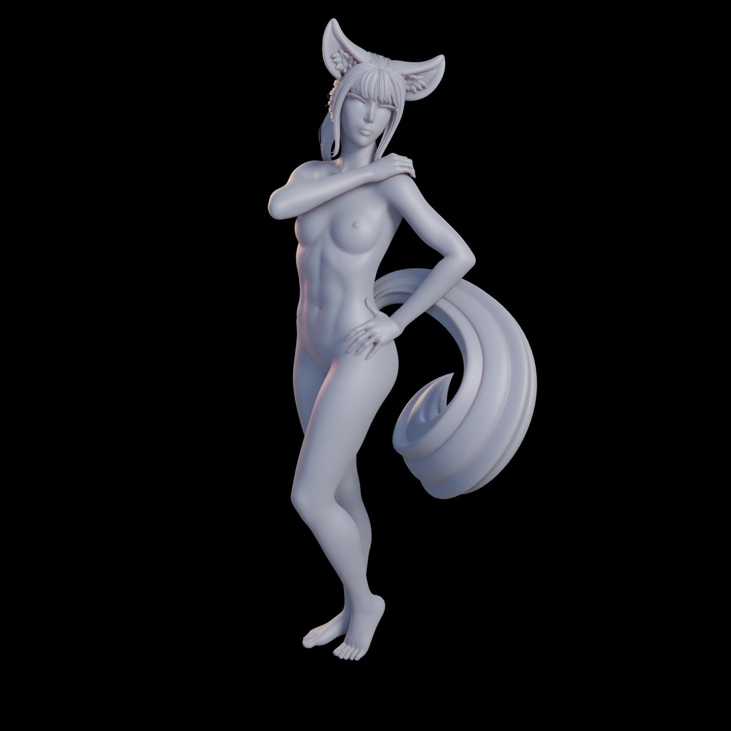 Foxy Mate Zoey Miniature (Standard & NSFW Variations) - QB Works - 28mm / 32mm / 36mm / 75mm