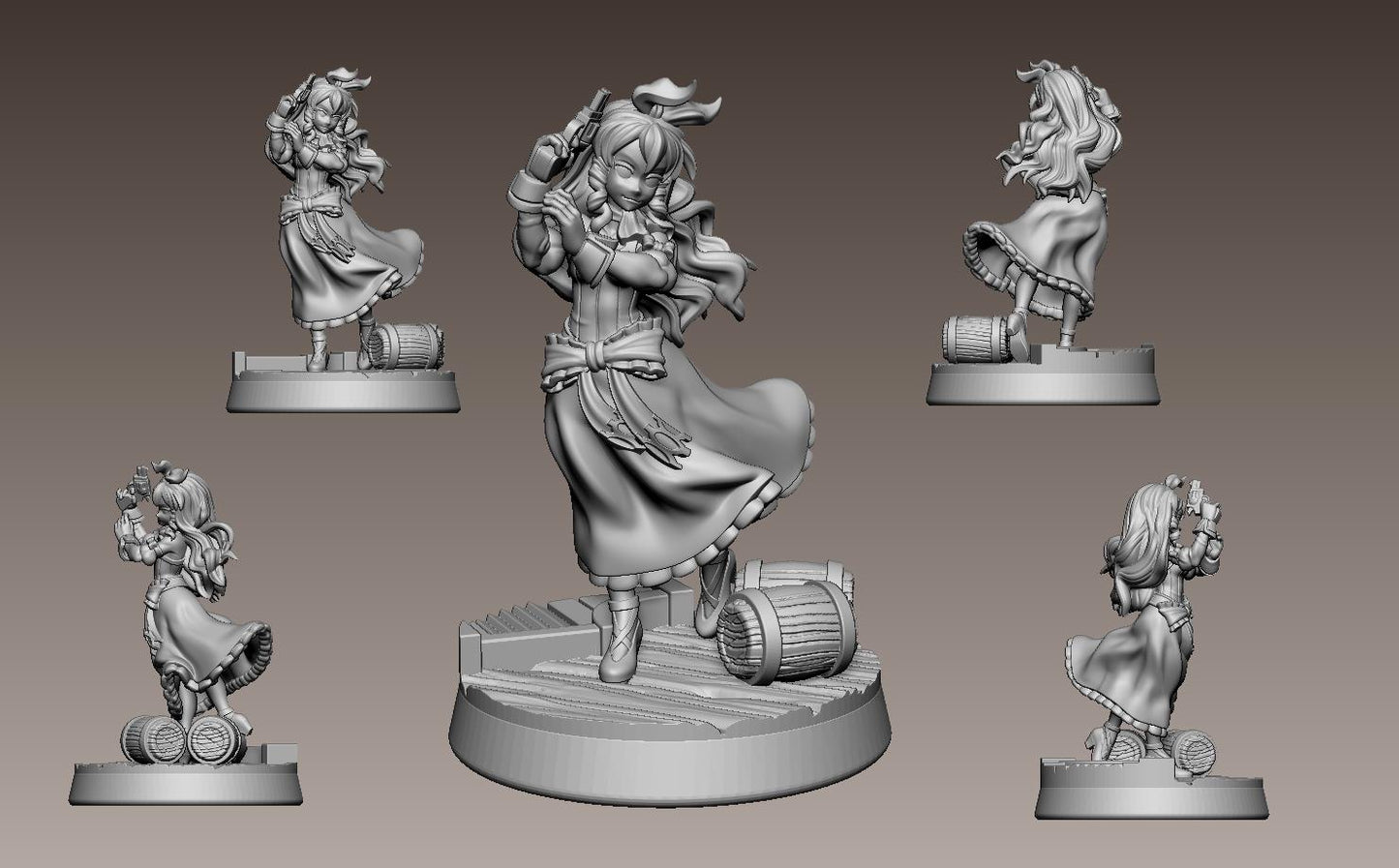 Calamity Miniature - LPOMC - 28mm / 32mm / 36mm / 75mm