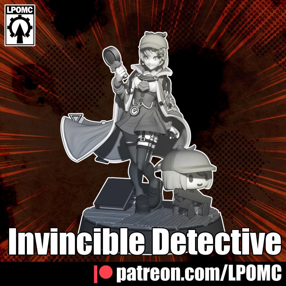 Invincible Detective Miniature - LPOMC - 28mm / 32mm / 36mm