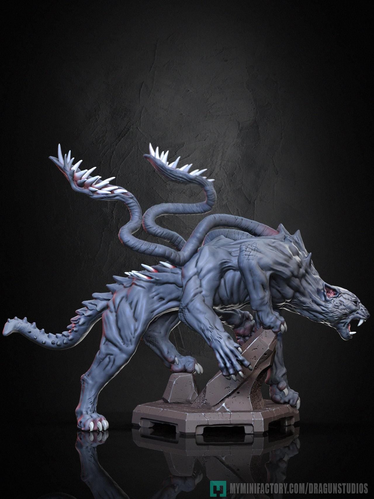 Displacer Beast Miniature - DraGun Studios - 88mm