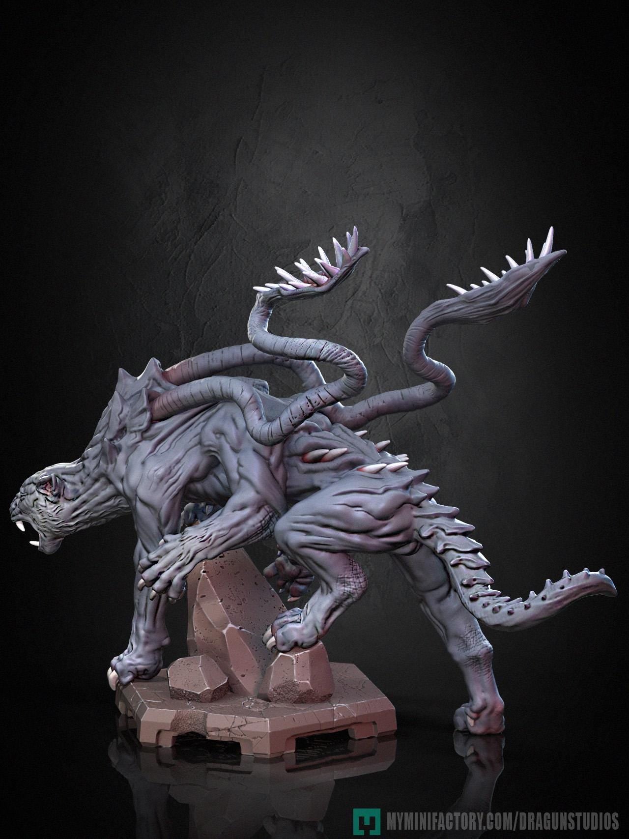 Displacer Beast Miniature - DraGun Studios - 88mm