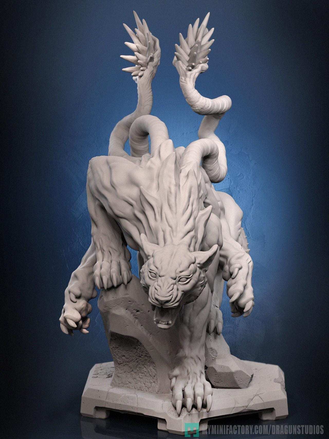 Displacer Beast Miniature - DraGun Studios - 88mm