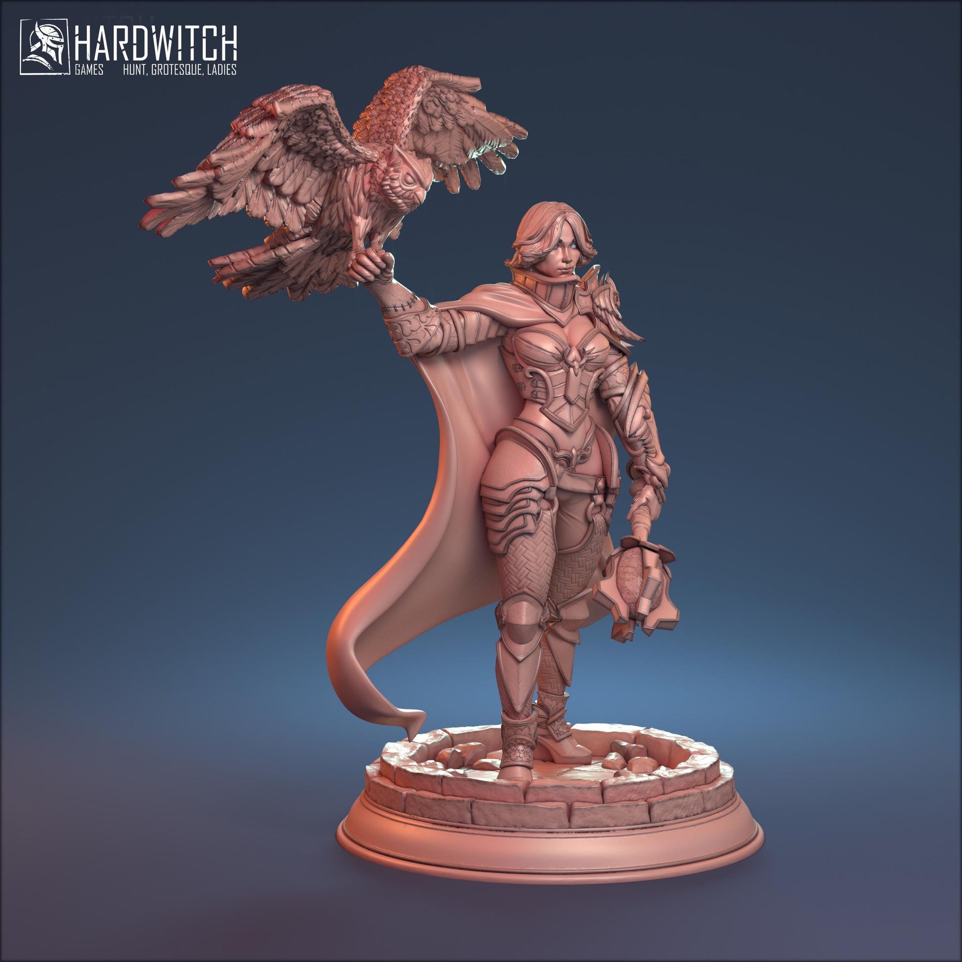 Caitlin Miniature - HardWitch Games - 28mm / 32mm / 36mm / 75mm